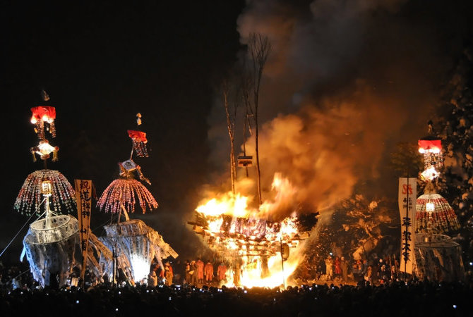 野泽温泉 道祖神祭