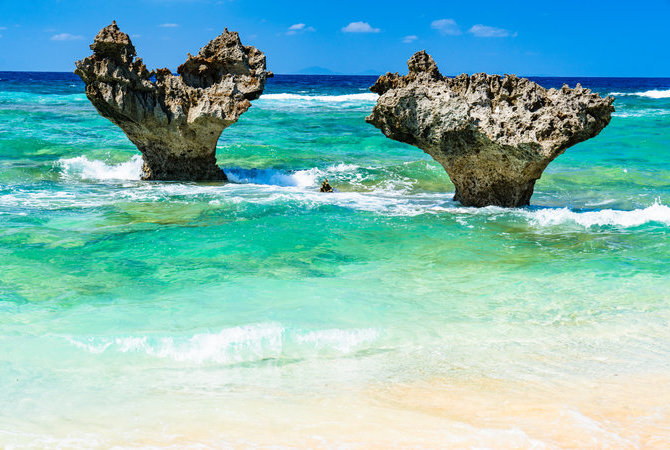 古宇利岛心形岩