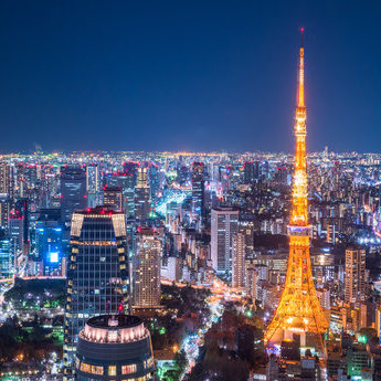 东京铁塔及周边地区