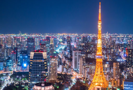 东京铁塔及周边地区