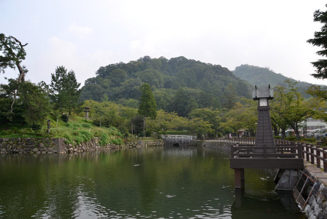 鹿野城旧址与城下町鹿野街道