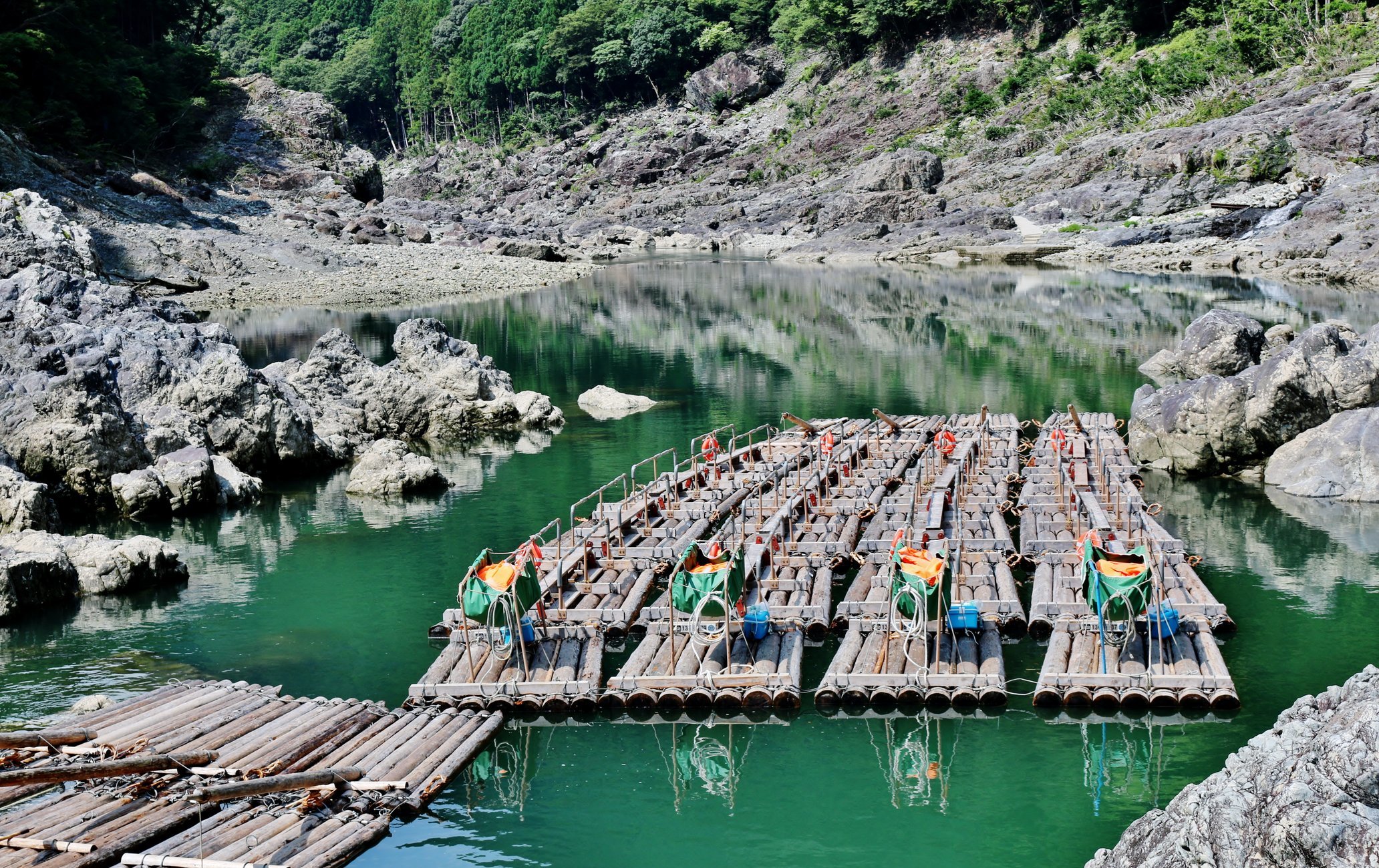 北山川激流木筏